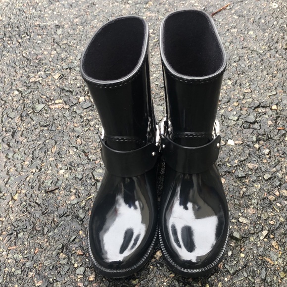 Michael Kors Fulton Harness Rain Boots Size 6 - Picture 3 of 11